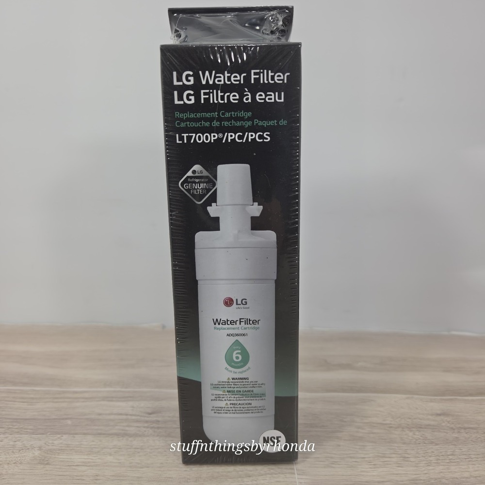 New In Sealed Package - LG LT700P Refrigerator Replacement Water Filterβ